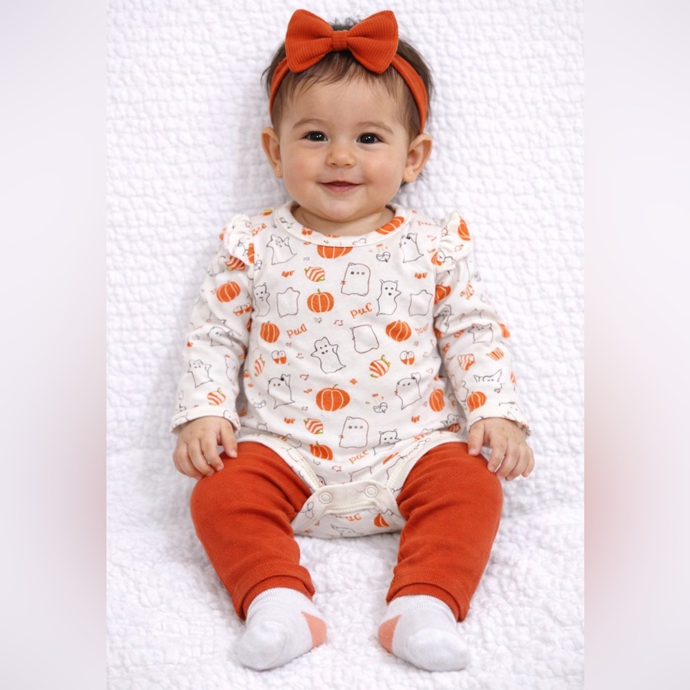 New! Halloween 4 piece set. Socks , headband